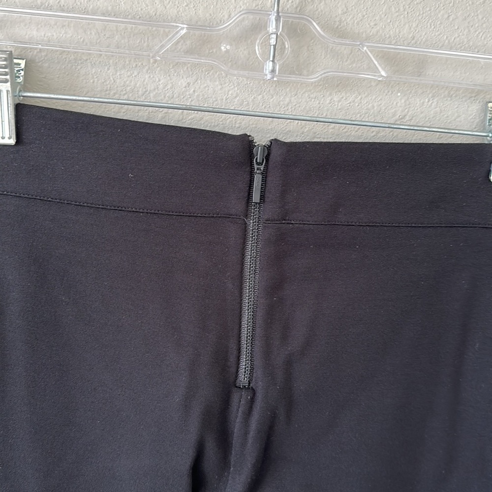 NWT Tart (Evereve) High Waisted Sylvia Ponte Pant w/Faux Leather Black Medium - Picture 9 of 14